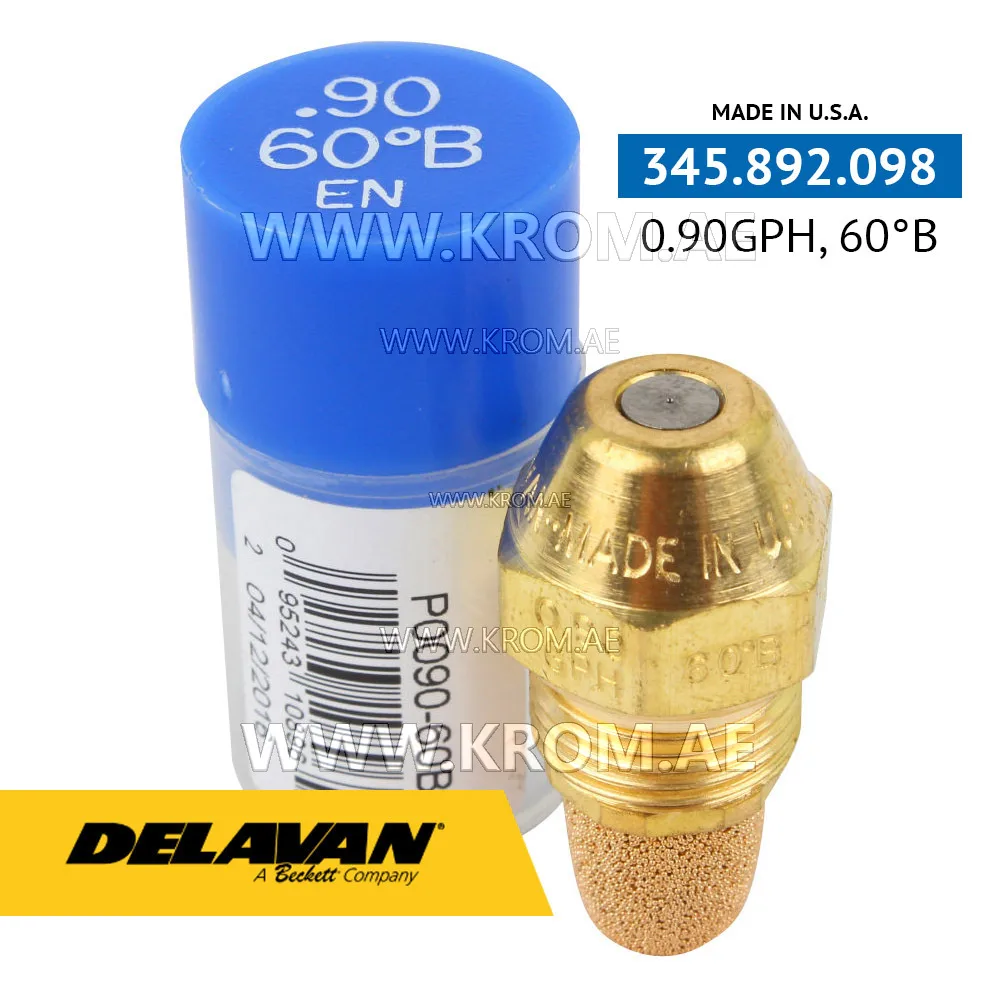 Delavan 0.90GPH, 60B (1) nozzle