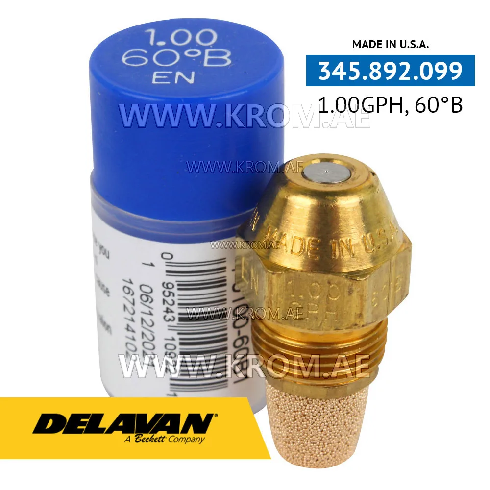 Delavan 1.00GPH, 60B (1) nozzle