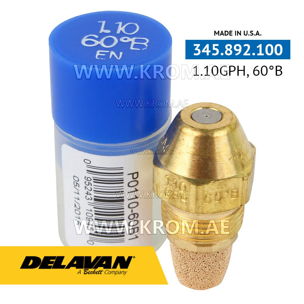 Delavan 1.10GPH, 60B (1) nozzle