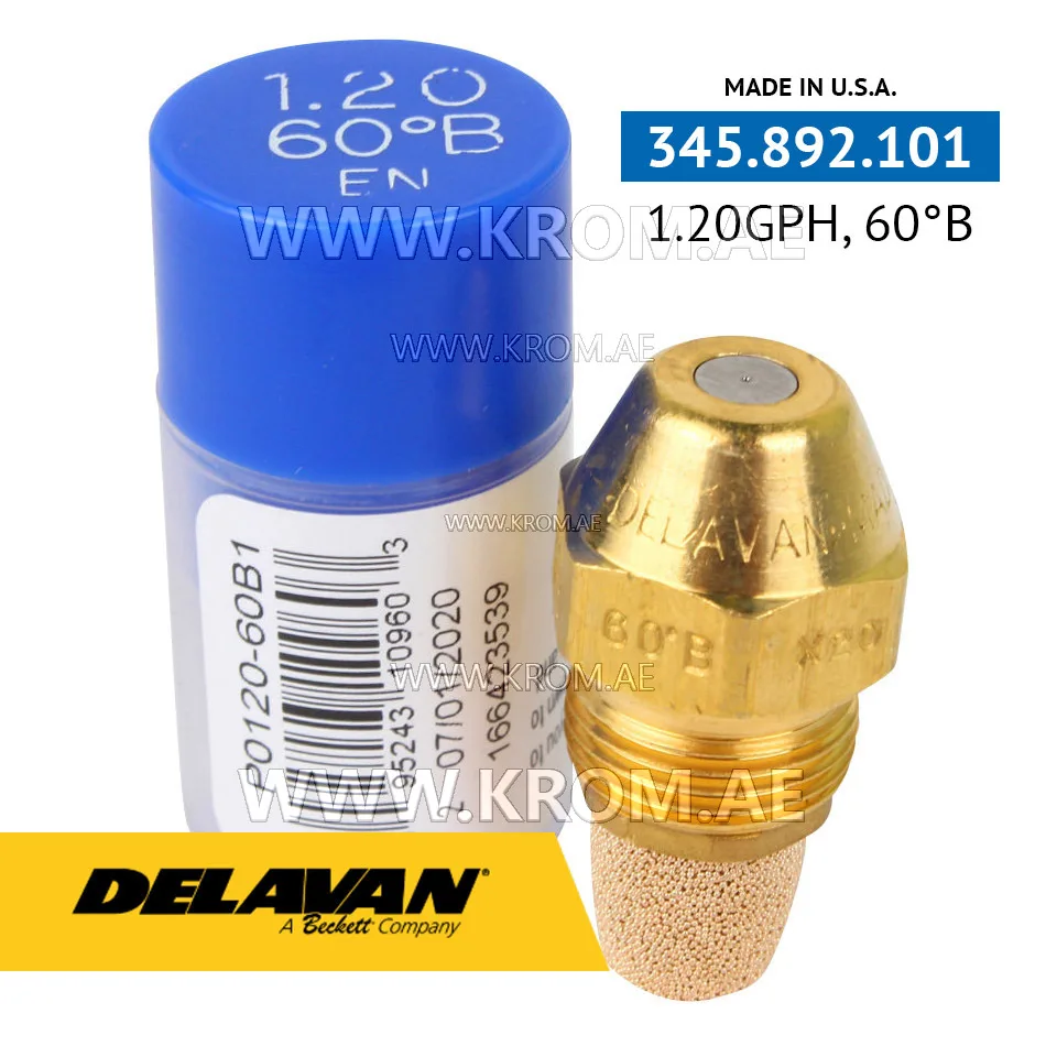 Delavan 1.20GPH, 60B (1) nozzle
