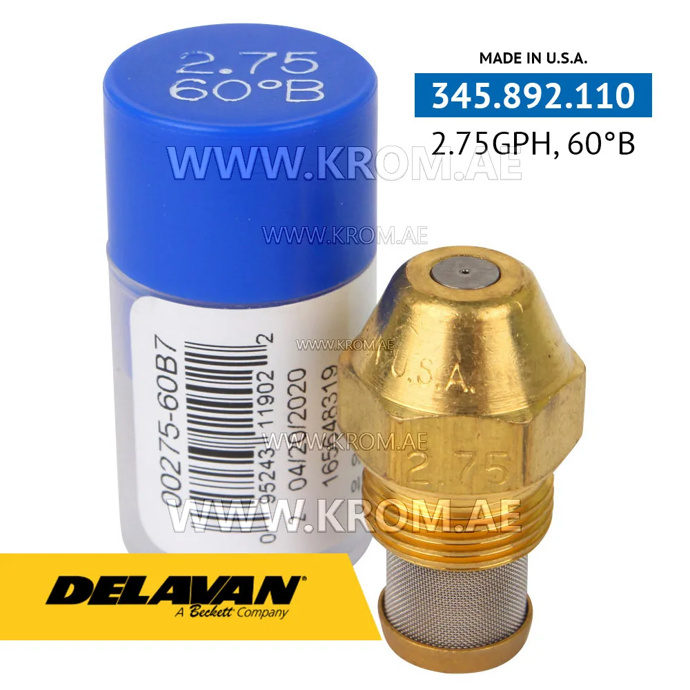 Delavan 2.75GPH, 60B (7) nozzle