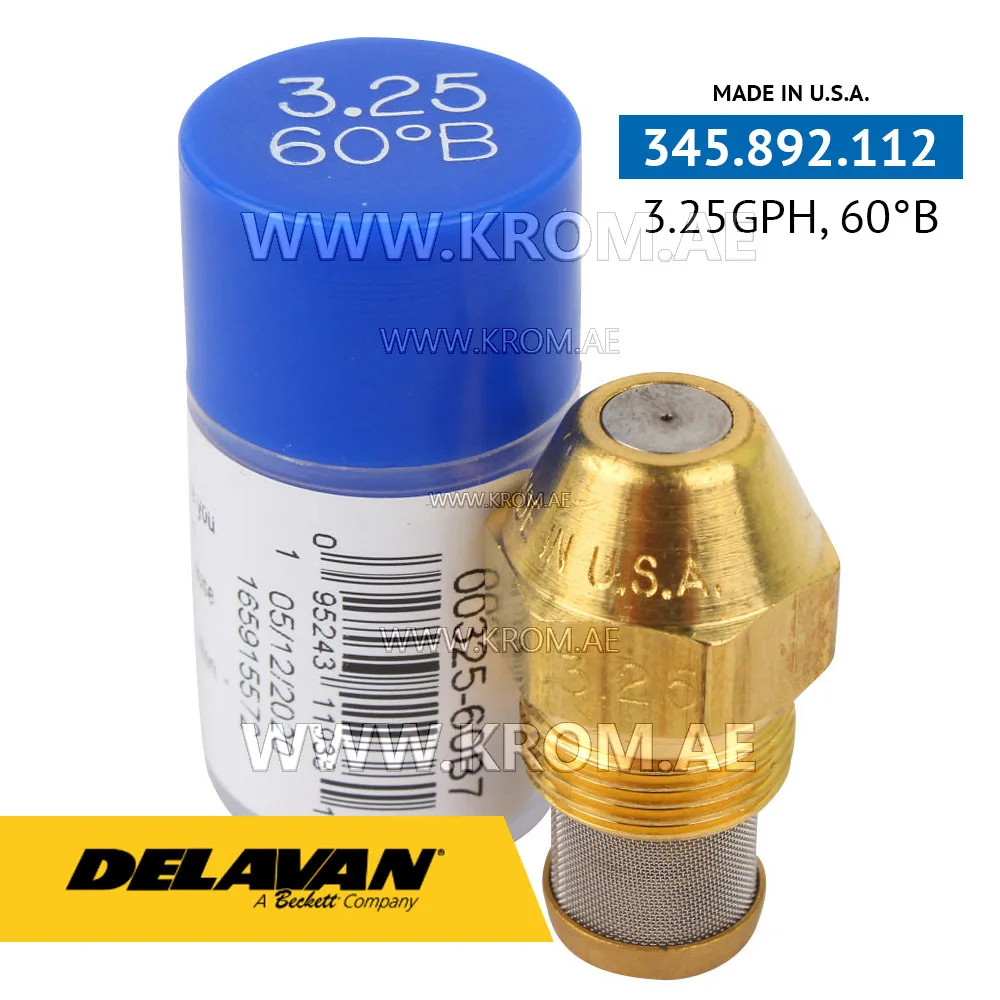 Delavan 3.25GPH, 60B (7) nozzle