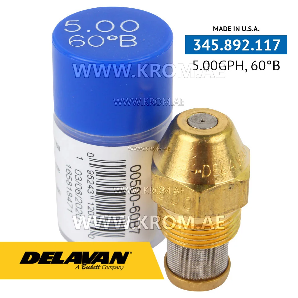 Delavan 5.00GPH, 60B (7) nozzle