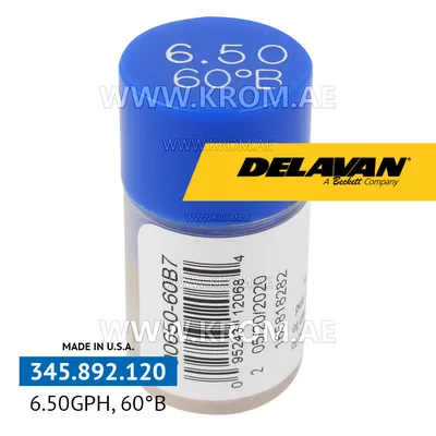 Delavan 6.50GPH, 60B (7) nozzle