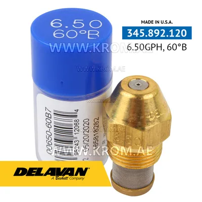 Delavan 6.50GPH, 60B (7) nozzle