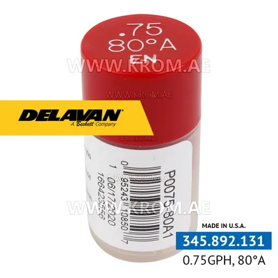 Delavan 0.75GPH, 80A (1) nozzle
