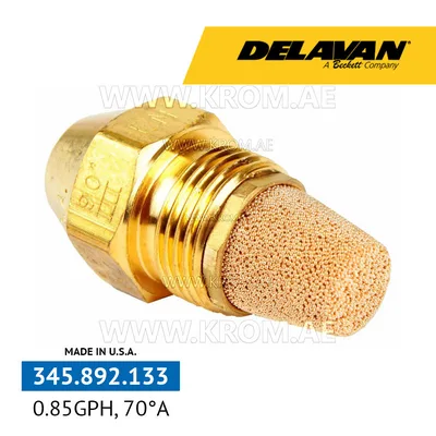 Delavan 0.85GPH, 70A (1) nozzle