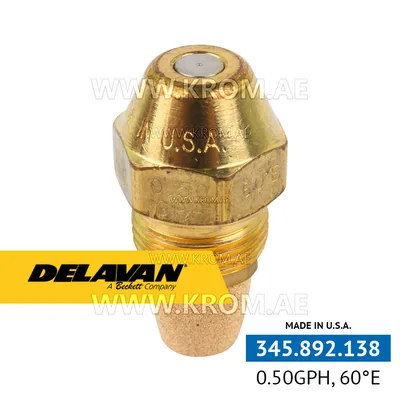 Delavan 0.50GPH, 60E (4) nozzle