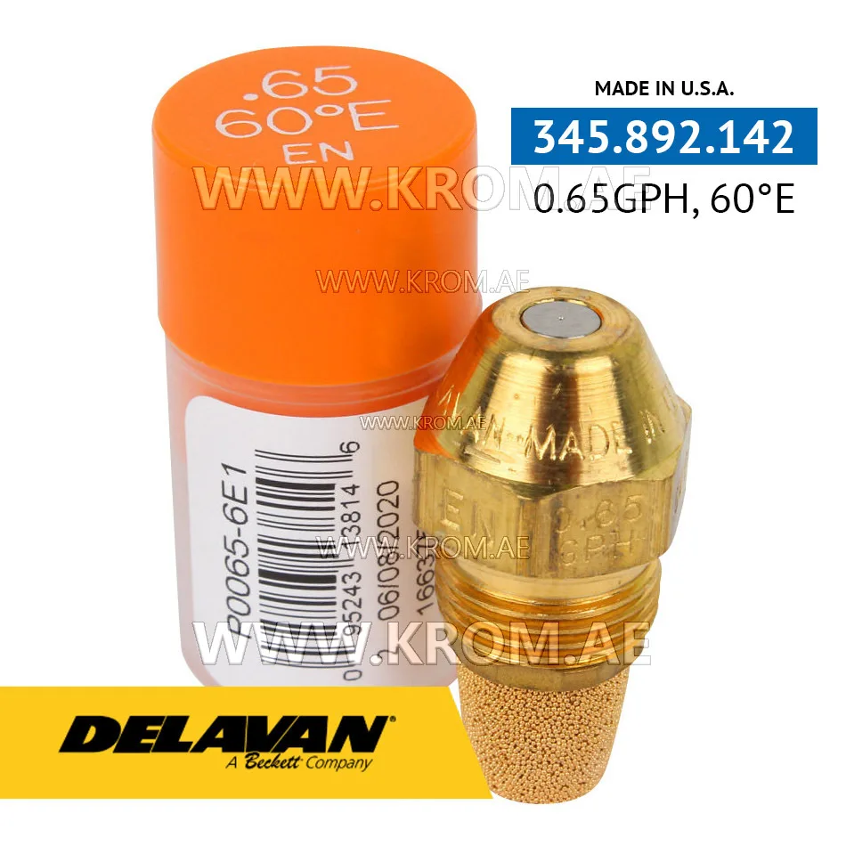 Delavan 0.65GPH, 60E (1) nozzle