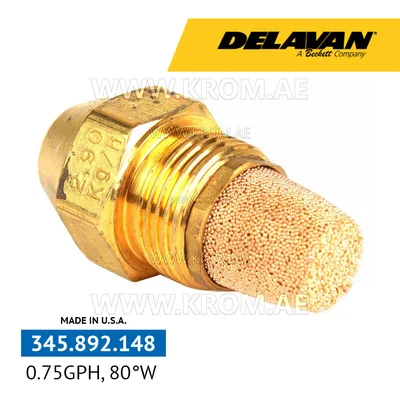 Delavan 0.75GPH, 80W (1) nozzle