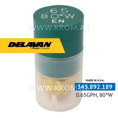 Delavan 0.65GPH, 80W (1) nozzle