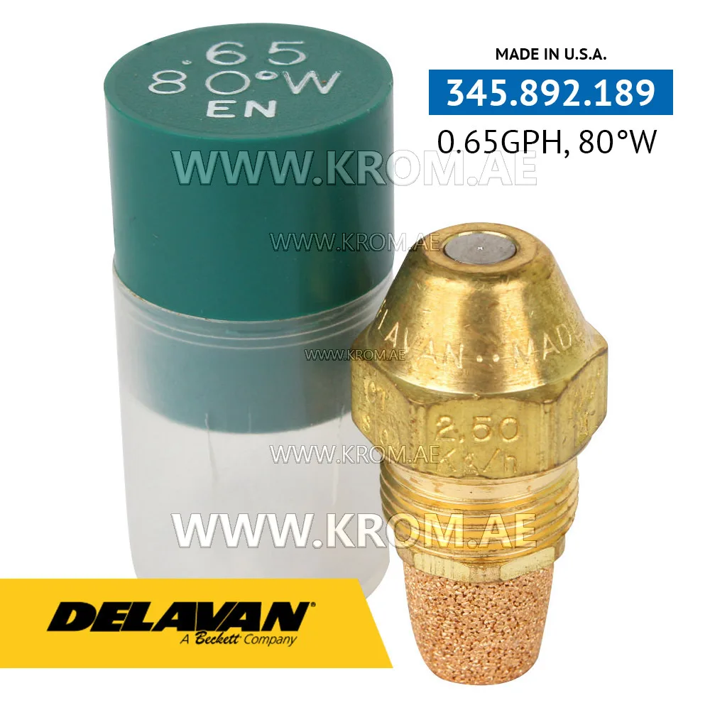 Delavan 0.65GPH, 80W (1) nozzle