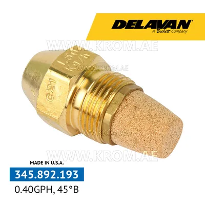 Delavan 0.40GPH, 45B (4) nozzle