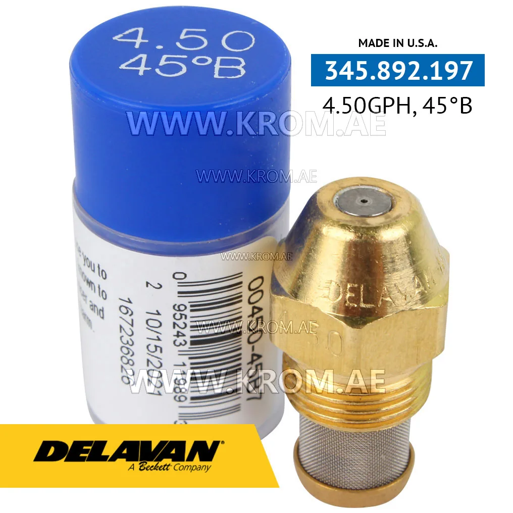 Delavan 4.50GPH, 45B (7) nozzle