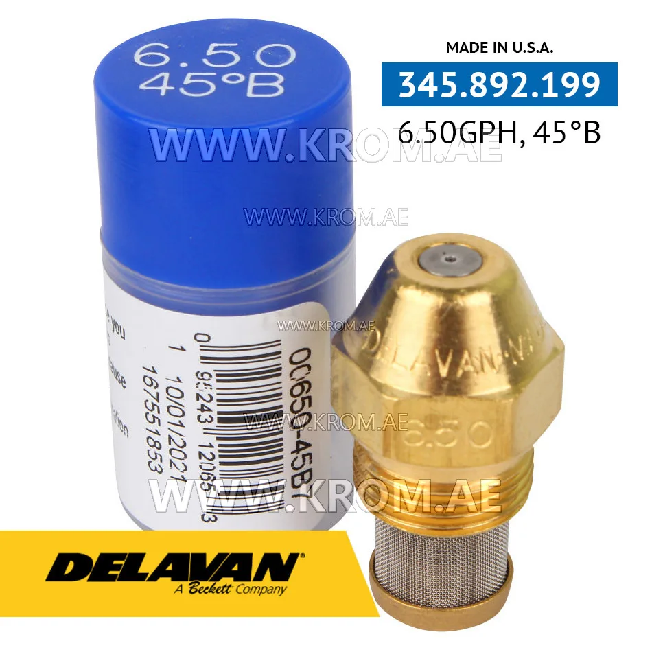 Delavan 6.50GPH, 45B (7) nozzle