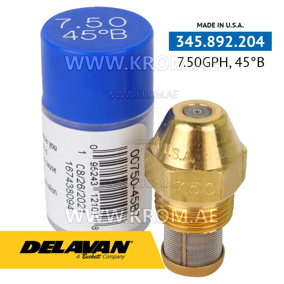 Delavan 7.50GPH, 45B (7) nozzle
