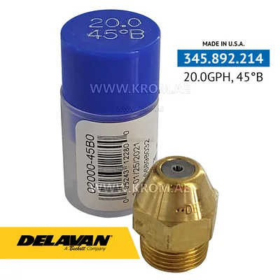 Delavan 20.00GPH, 45B nozzle