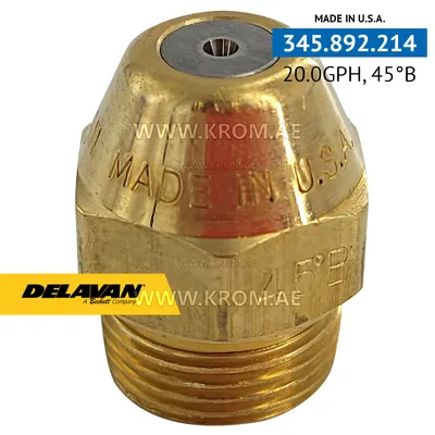 Delavan 20.00GPH, 45B nozzle