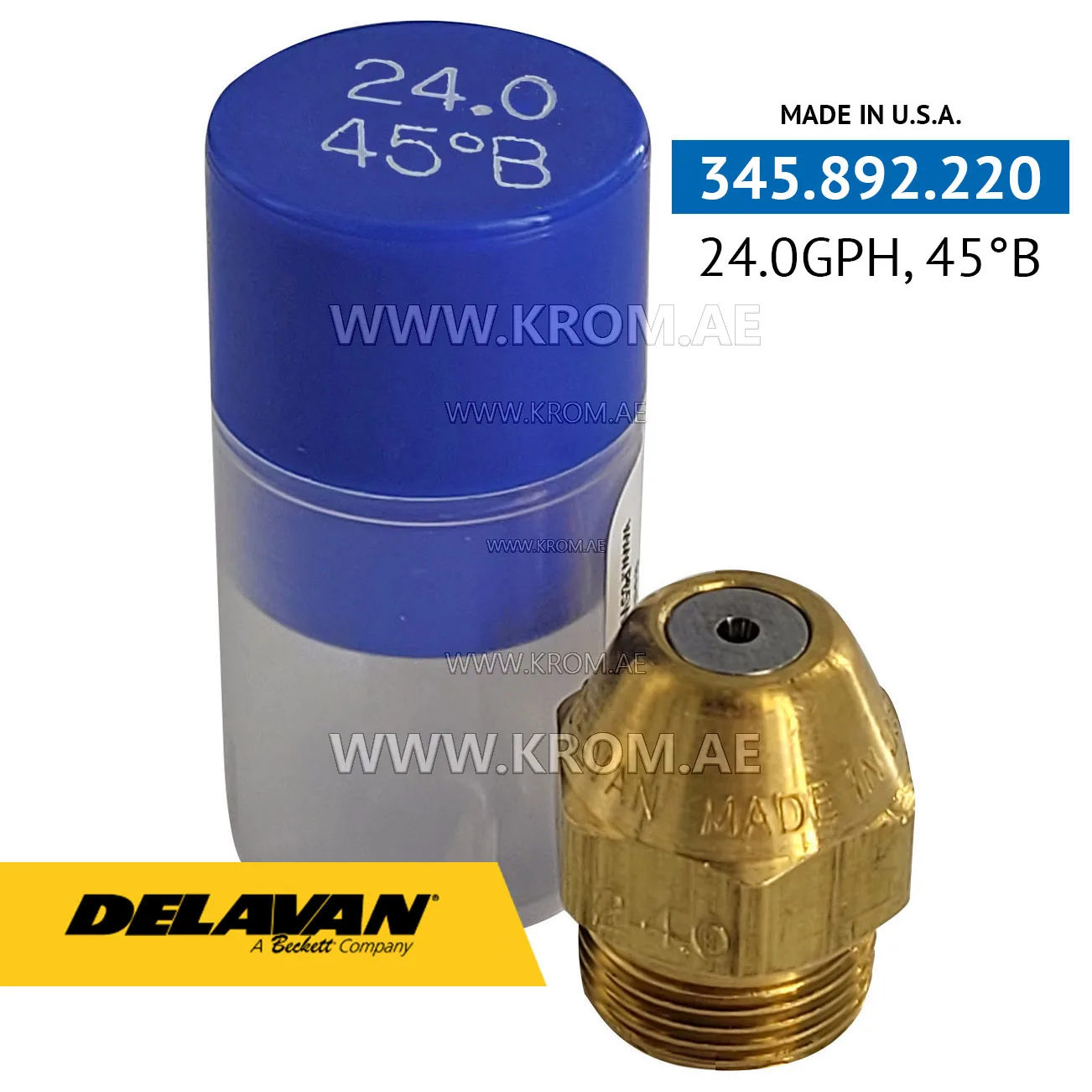 Delavan 24.00GPH, 45B nozzle