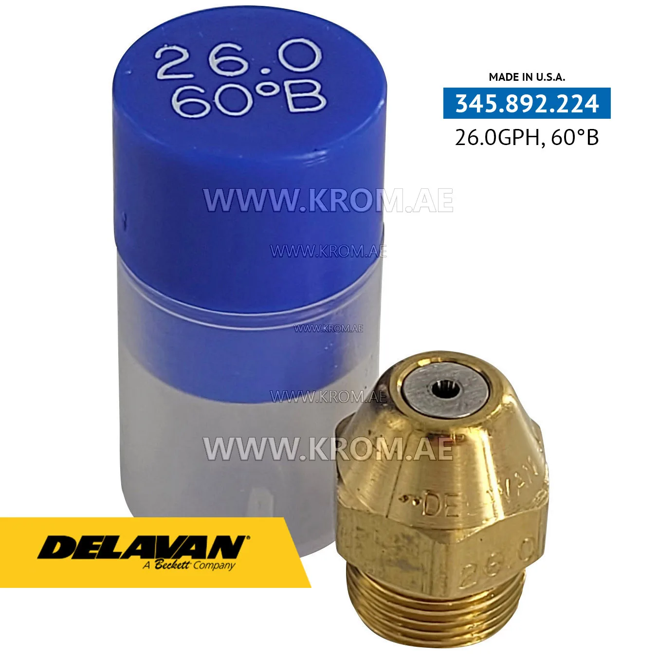 Delavan 26.00GPH, 60B nozzle