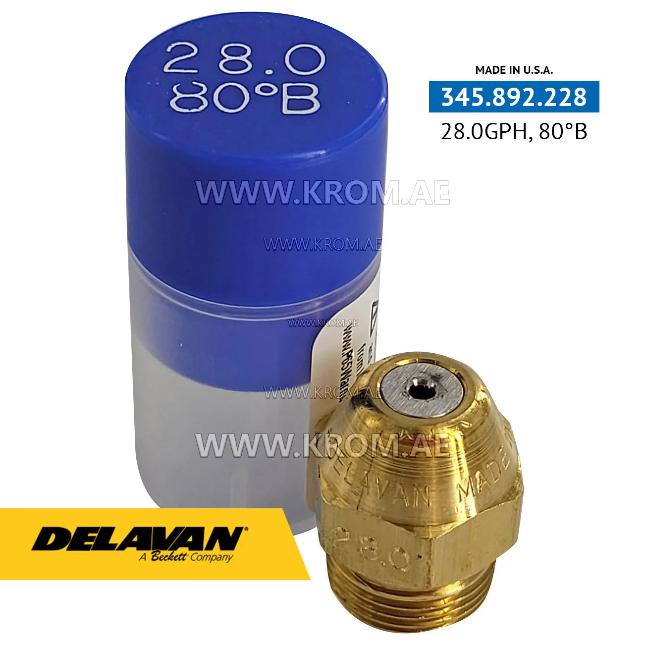 Delavan 28.00GPH, 80B nozzle