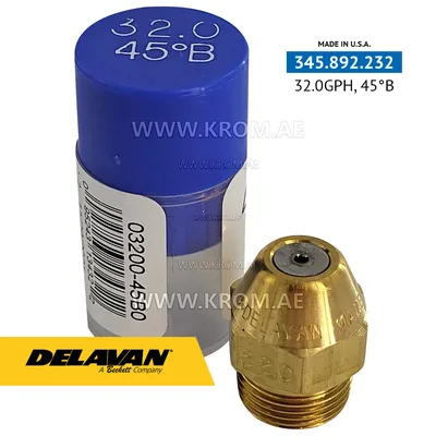 Delavan 32.00GPH, 45B nozzle