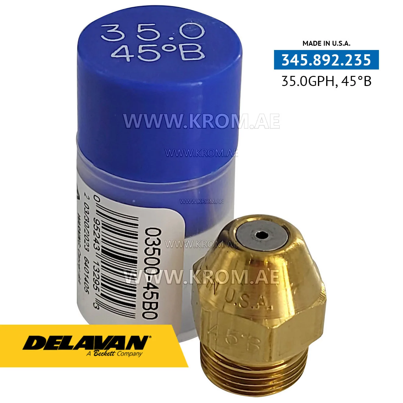 Delavan 35.00GPH, 45B nozzle