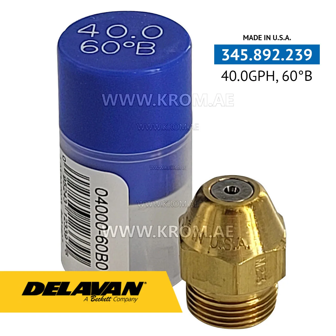 Delavan 40.00GPH, 60B nozzle
