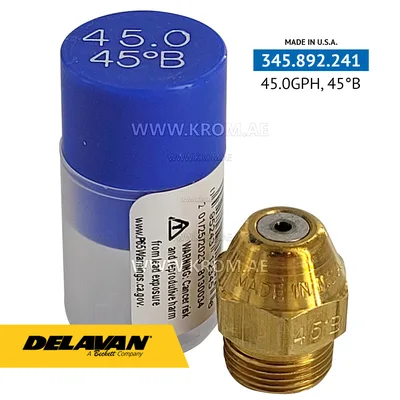 Delavan 45.00GPH, 45B nozzle