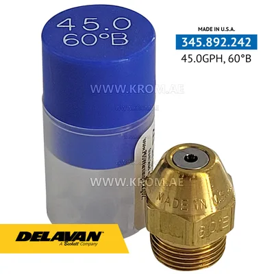 Delavan 45.00GPH, 60B nozzle