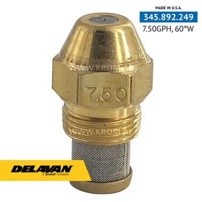 Delavan 00750-60W1 7.50GPH, 60W (1) nozzle