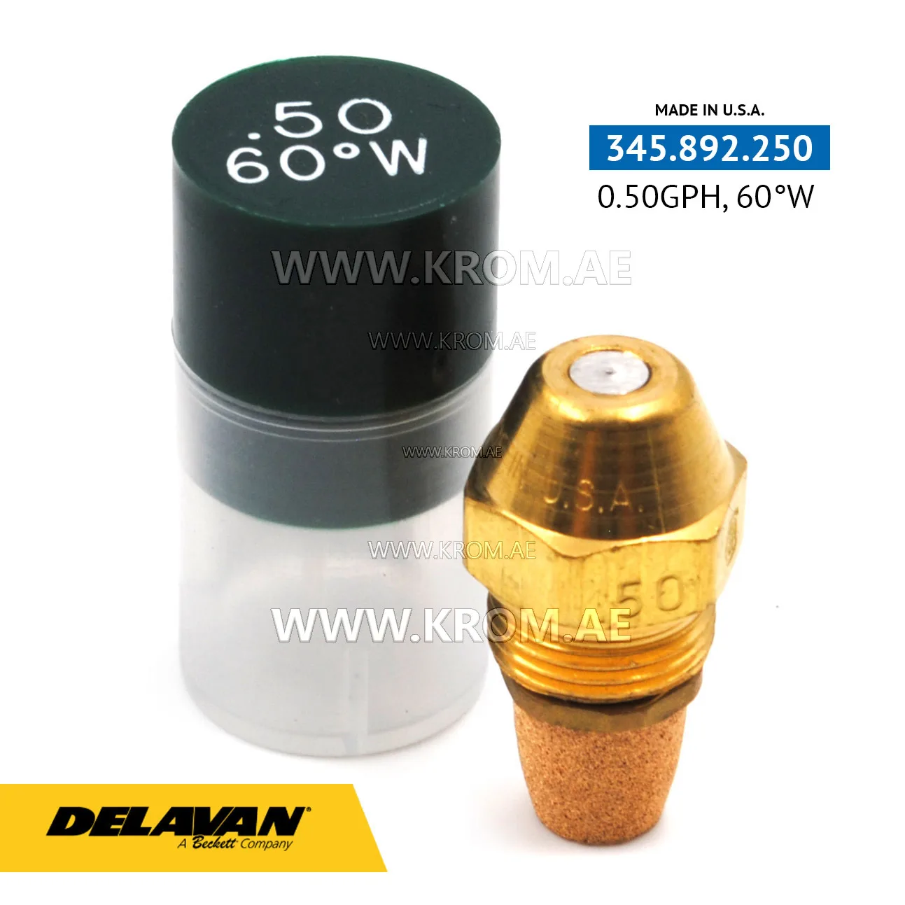 Delavan 0.50GPH, 60W nozzle