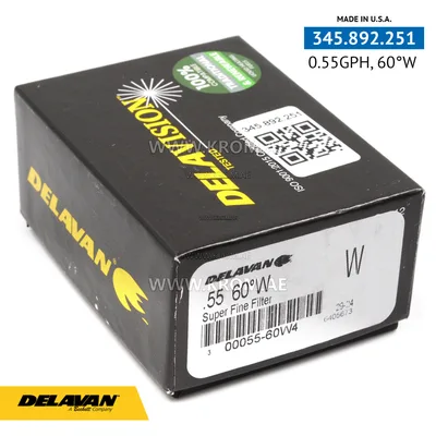 Delavan 0.55GPH, 60W nozzle