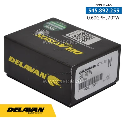 Delavan 0.60GPH, 70W nozzle