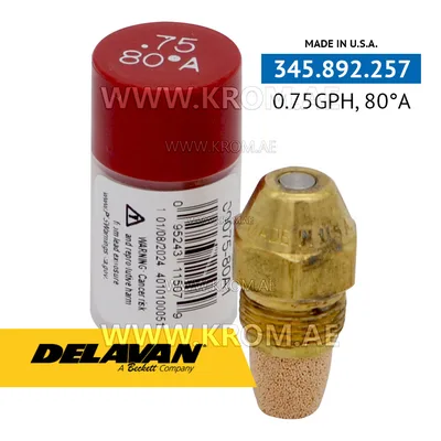 Delavan 0.75GPH, 80A nozzle