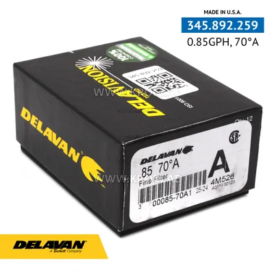 Delavan 0.85GPH, 70A nozzle