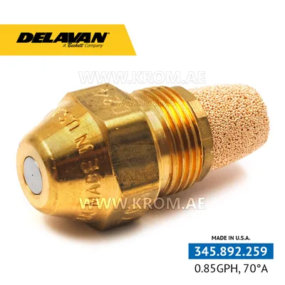 Delavan 0.85GPH, 70A nozzle