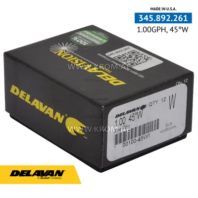 Delavan 1.00GPH, 45W nozzle
