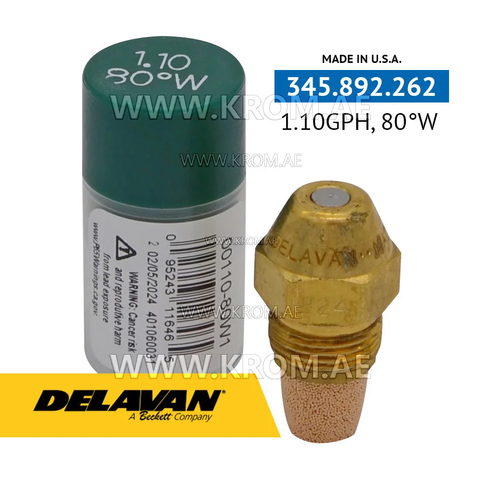 Delavan 1.10GPH, 80W nozzle