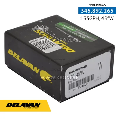 Delavan 1.35GPH, 45W nozzle