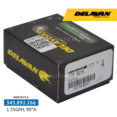 Delavan 1.35GPH, 90A nozzle