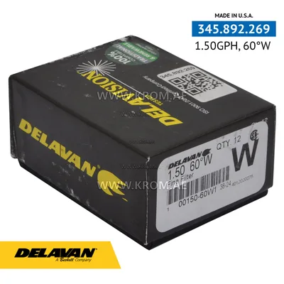 Delavan 1.50GPH, 60W nozzle