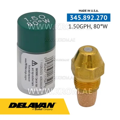 Delavan 1.50GPH, 80W nozzle