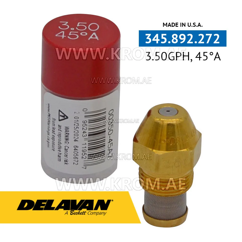 Delavan 3.50GPH, 45A nozzle