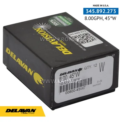 Delavan 8.00GPH, 45W nozzle