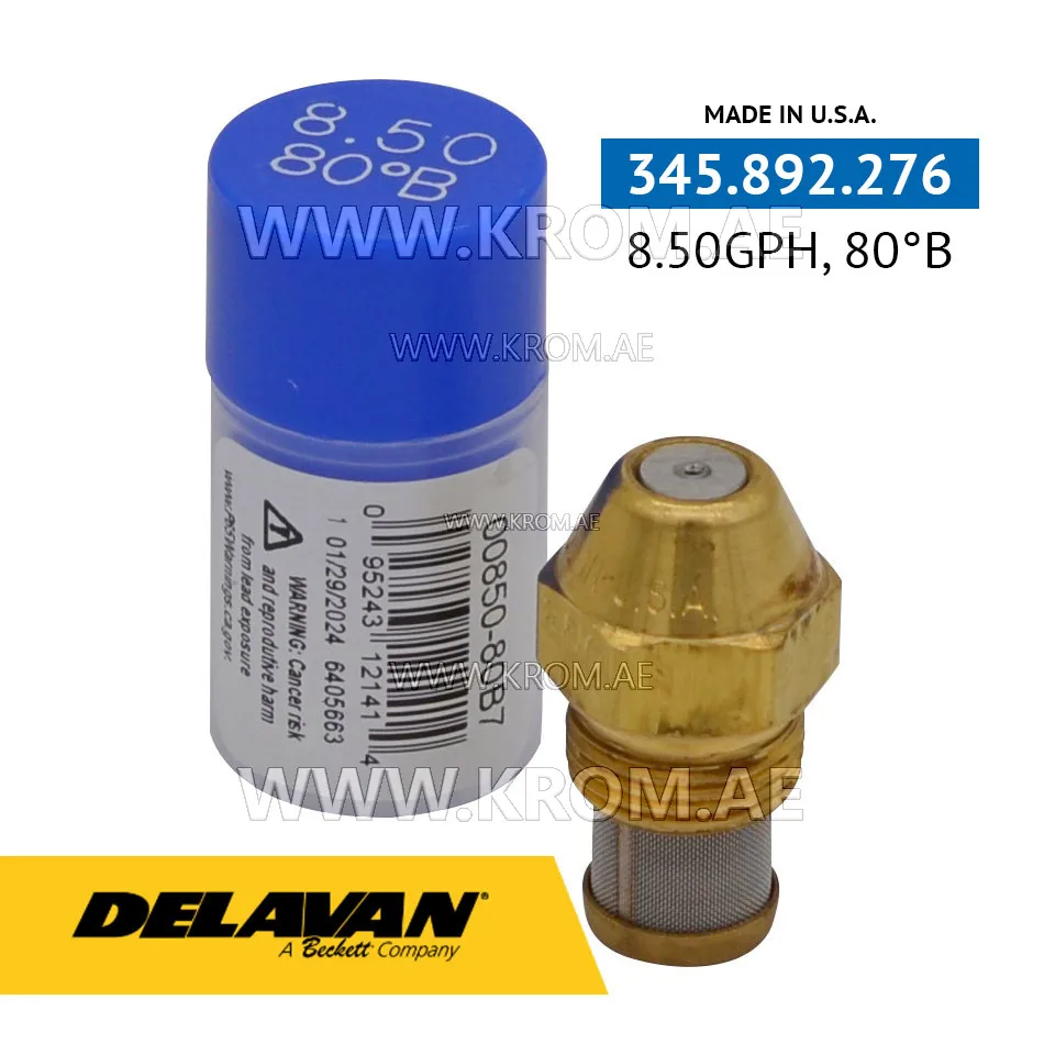 Delavan 8.50GPH, 80B nozzle
