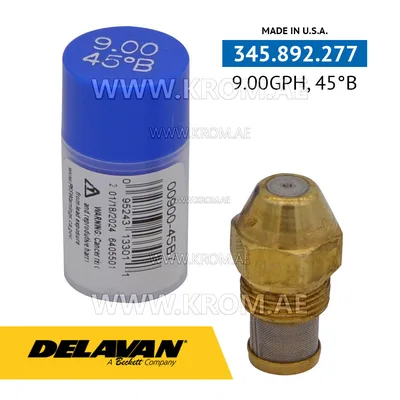 Delavan 9.00GPH, 45B nozzle