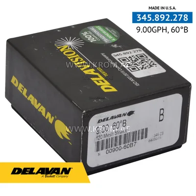 Delavan 9.00GPH, 60B nozzle