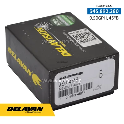 Delavan 9.50GPH, 45B nozzle