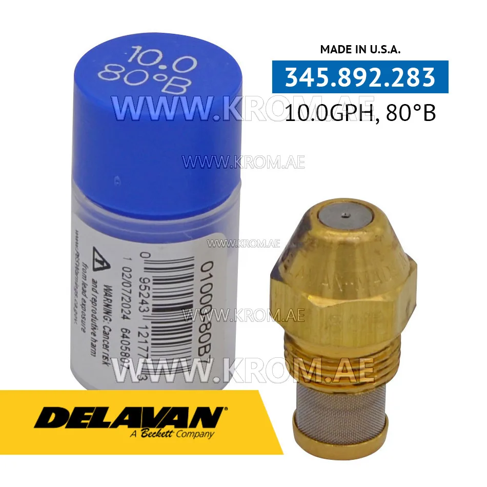 Delavan 10.00GPH, 80B nozzle